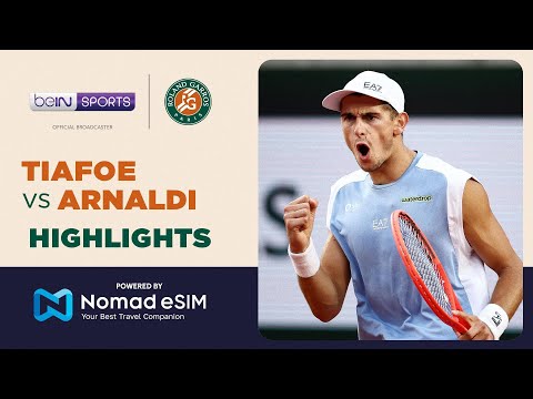 Frances Tiafoe vs Matteo Arnaldi | Roland-Garros 2026 | Match Highlights thumbnail