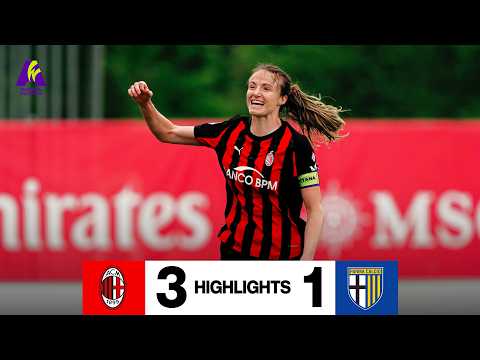 Parisi e doppietta di Grimshaw | AC Milan-Parma 3-1 | Serie A Women Highlights thumbnail