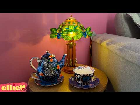 This stained glass lamp is built out of bricks (and it LIGHTS UP!) thumbnail