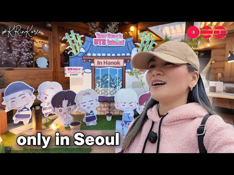 exploring Gwanghwamun then  i found a BTS Hanok event! 💜 thumbnail