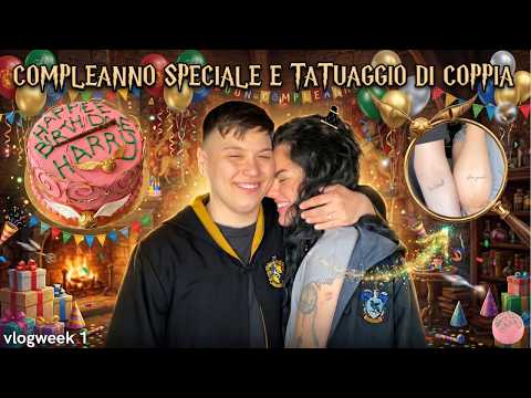 TATUAGGIO DI COPPIA, COMPLEANNO DELLA MIA FIDANZATA 💍✨ E TANTO ALTRO #VLOGWEEK1 |chiara paradisi thumbnail