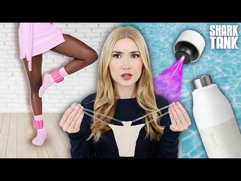 Testing Shark Tank Products *self cleaning water bottle?!* thumbnail
