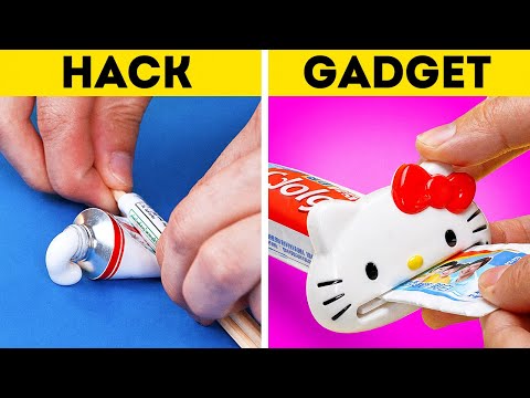 HACKS VS GADGETS 🤩 Make Everyday Life Easier! thumbnail