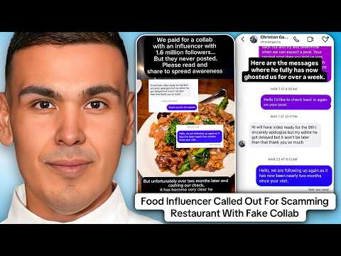 Restaurant Calls Out Food Influencer For Scamming Them With Fake Paid Collaboration thumbnail