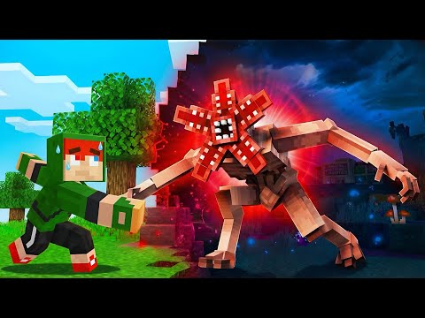 ENCONTREI O PORTAL PARA O MUNDO INVERTIDO E LUTEI COM DEMOGORGON NO MINECRAFT!! (Stranger Things) thumbnail