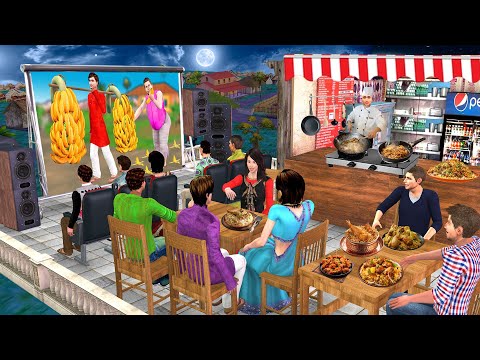 Rooftop Cinema Dhaba Revolution Famous Street Food Movie Hindi Kahani Moral Stories New Comedy Video thumbnail