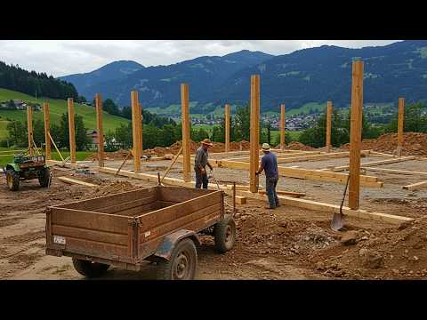 Young Couple Builds DIY DREAM Home in Mountains from Scratch | Full Process by @ranchodochapeu thumbnail