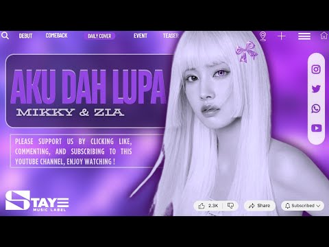  DIKTA & ERU - "AKU DAH LUPA" (cover) By Mikky & Zia.  thumbnail