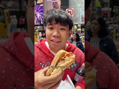 I Tried a NYC Hot Dog… 🌭 thumbnail
