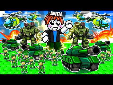 Me Hice pasar por NOOB en MINI GUERRAS en Roblox thumbnail