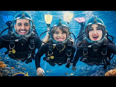 لاول مره في حياتنا نغوص مع ايلين بجنب سفينه مهجوره … thumbnail