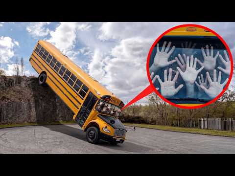 if you see a school bus like this, STAY AWAY! (it’s a TRAP) thumbnail