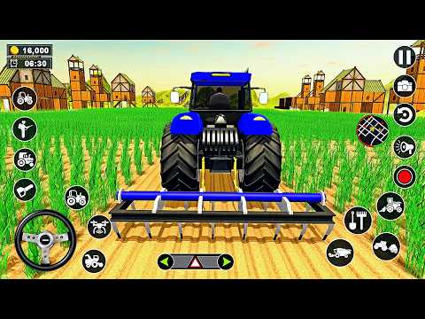 Real Tractor Driving Games- Tractor Farming simulator Games- Best Android IOS Gameplay thumbnail