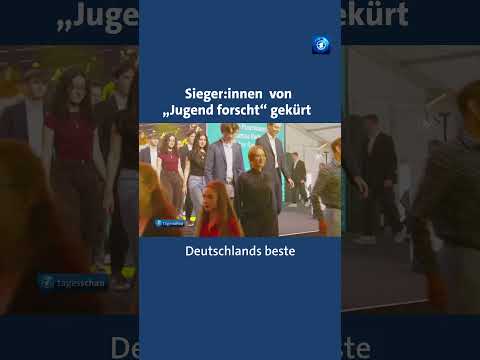Jugend forscht: Sieger:innen gekürt #tagesschau  #nachrichten  #news  #wissenschaft  #jugend thumbnail