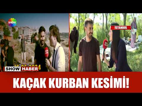 Yol kenarında, boş arazide kurban kestiler! thumbnail