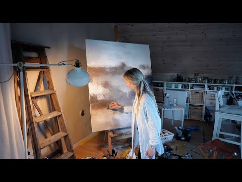 Echo of Earth - Original Earth Pigment Painting by Jonna Jinton thumbnail