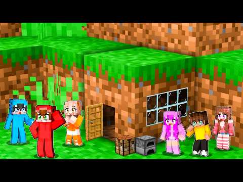 Viviendo DENTRO de UN BLOQUE 100 Días en Minecraft! thumbnail
