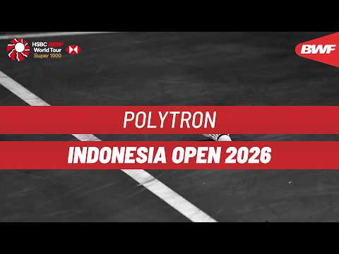POLYTRON Indonesia Open 2026 | Gao/Wei (CHN) vs Christiansen/Bøje (DEN) [5] | R16 thumbnail