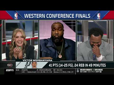 "Wemby is TRUE MVP" - Perkins reacts to Wemby gets 41 Pts, 24 Reb as Spurs beat OKC in 2OT of Game 1 thumbnail