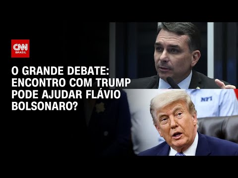 Encontro com Trump pode ajudar Flávio Bolsonaro? | O GRANDE DEBATE thumbnail