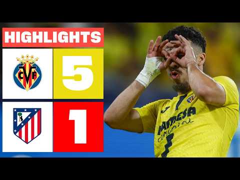 VILLARREAL CF 5 - 1 ATLÉTICO DE MADRID | RESUMEN LALIGA EA SPORTS thumbnail