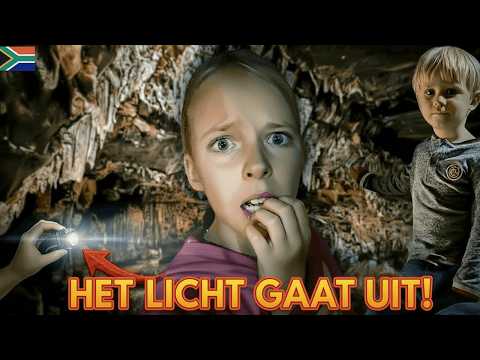 LUCILLA IS BANG! LICHT GING UIT in DONKERE GROTTEN! ( Cango Caves) 🇿🇦 | Bellinga Vlog #3529 thumbnail