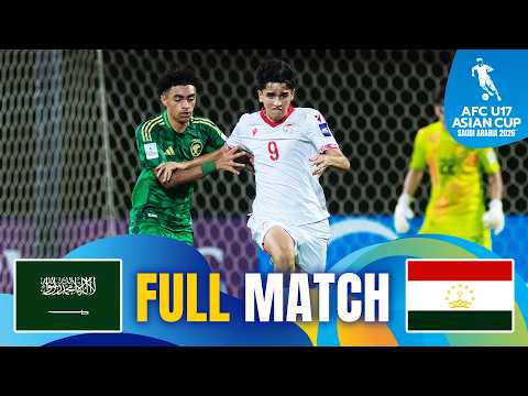 Saudi Arabia vs Tajikistan | Full Match | Group Stage – AFC U17 Asian Cup™ 2026 thumbnail