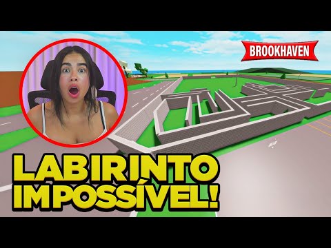 COMO CRIAR UM LABIRINTO IMPOSSÍVEL EM BROOKHAVEN  thumbnail