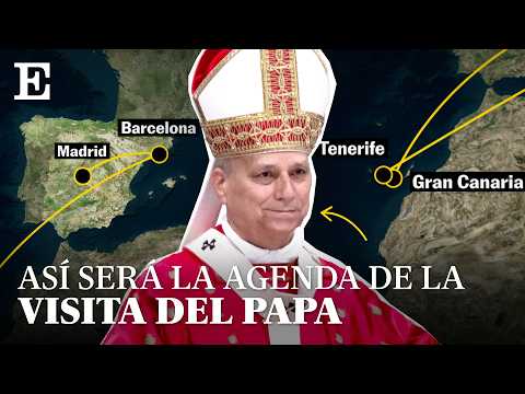 La agenda completa del PAPA LEÓN XIV en España: ¿Qué hará en Madrid, Barcelona y Canarias? | EL PAÍS thumbnail