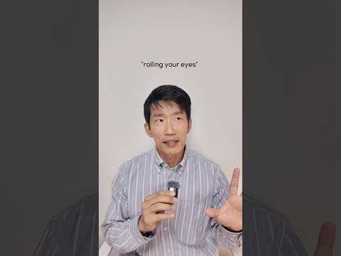 An “eye roll” doesn’t exist in Korean? thumbnail