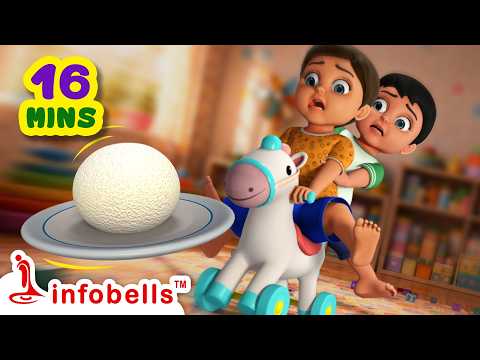 चुन्नू मुन्नू थे दो भाई - Chunnu Munnu Thhey Do Bhai | Hindi Rhymes for Children | Infobells thumbnail