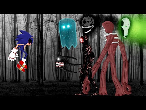 Sonic.EXE vs All door roblox monsters Animation . Drawing Cartoon 2 thumbnail