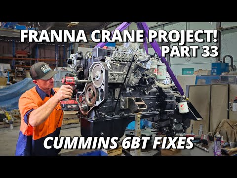 Cummins 6BT Engine Flipping Sump & Fix Killer Dowel Pin | Franna Crane Project | Part 33 thumbnail