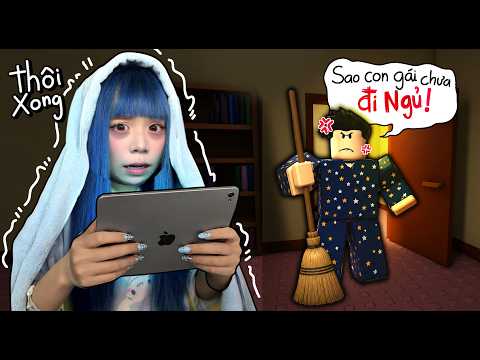 Simmy Giả Vờ Ngủ Để THỨC ĐÊM Nhưng Bị Ba Phát Hiện Trong Roblox 😱 thumbnail
