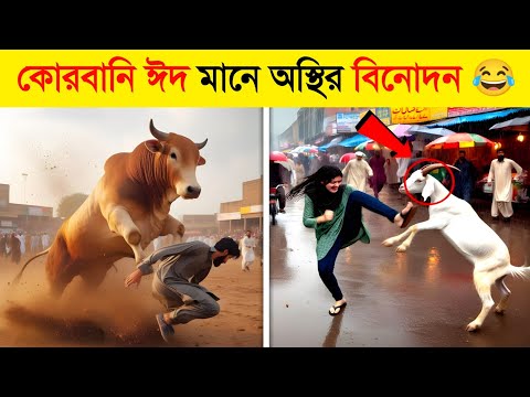 কুরবানী ঈদের অস্থির বিনোদন..? || Most Funny moments of Qurbani | Dipjol Cow | কোরবানির গরুর হাট ২০২৬ thumbnail