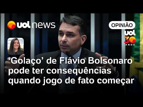 'Golaço' de Flávio Bolsonaro pode ter consequências quando jogo de fato começar | Carla Araújo thumbnail