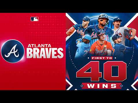 Feelin' peachy! 🍑 The Atlanta Braves are the first team to 40 wins in 2026! | MLB Highlights thumbnail