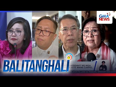 Deadline ng pagsusumite ng counter-affidavit ng mga inireklamong opisyal... | Balitanghali thumbnail