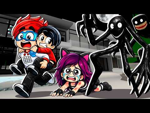 SOBREVIVIMOS al ATAQUE DE LOS MONSTRUOS MALDITOS en BROOKHAVEN | Karim Juega thumbnail