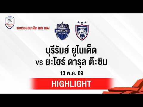 [ไฮไลต์] บุรีรัมย์ ยูไนเต็ด พบ ยะโฮร์ ดารุล ต๊ะซิม | SHOPEE CUP 2025/26 thumbnail