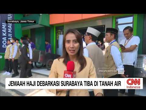 Jemaah Haji Debarkasi Surabaya Tiba di Tanah Air thumbnail