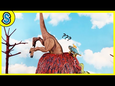 Poor T-Rex Stuck in Volcano thumbnail