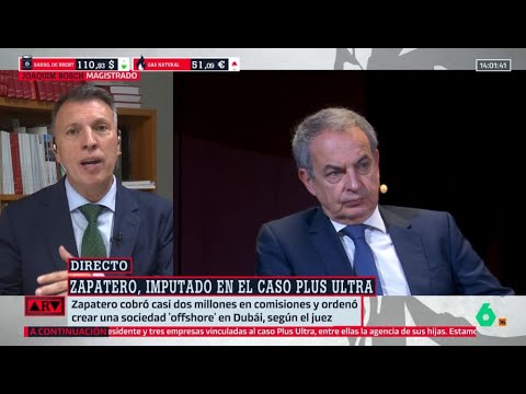 El magistrado Joaquim Bosch analiza la imputación de Zapatero - Al Rojo Vivo thumbnail