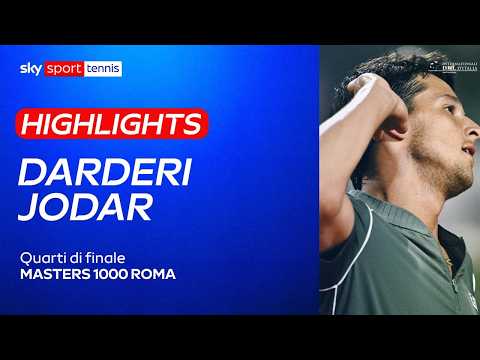 Darderi-Jodar: gli highlights di una partita EPICA | ATP 1000 Roma thumbnail