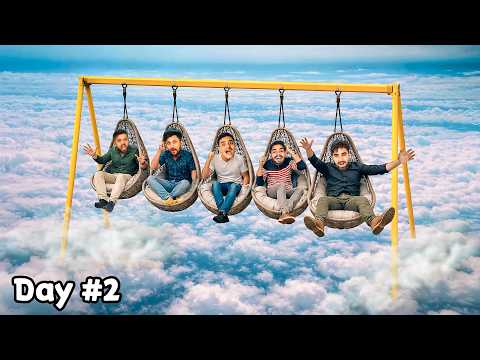 Last To Leave Hanging Chair Challenge | जो ज्यादा दिन तक रहेगा वह ₹100000 जीतेगा ! thumbnail