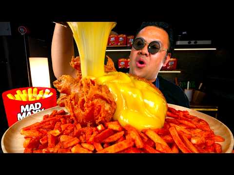 ไก่ทอดทั้งตัวเฟรนช์ฟรายส์เผ็ดที่สุด ชีสฟองดูลาวา Spicy Whole Fried Chicken thumbnail