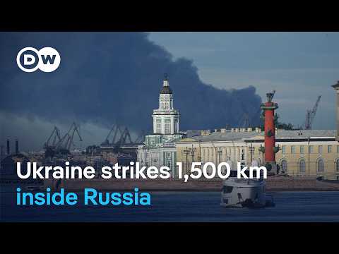 Putin’s home city under attack - Is Russia losing control of its airspace? | DW News thumbnail