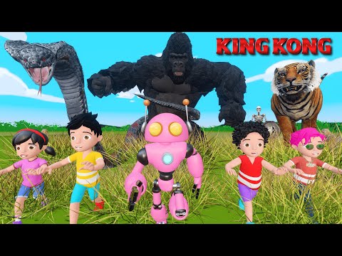 Rohan Robot Aur King Kong Part 1 | Monster Cartoon | Pagal beta | Desi Comedy Video | Cs Bisht Vines thumbnail