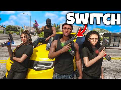 My GANG CRASHED OUT with 4 GLOCK SWITCHES in GTA 5 RP.. thumbnail