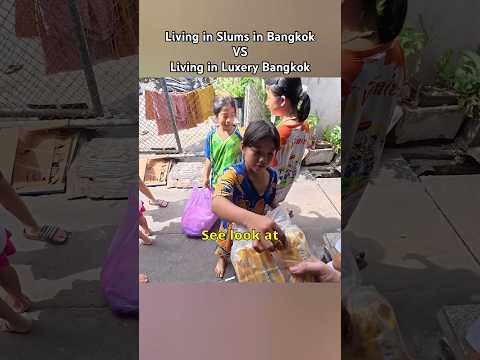 Living in the slums vs living in luxery Bangkok thumbnail